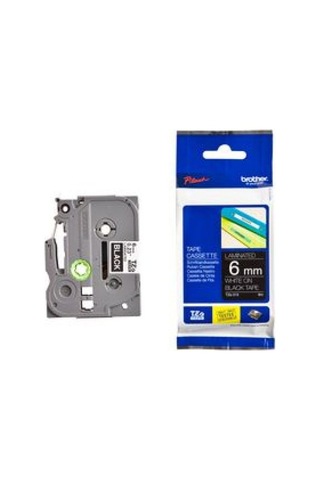 BROTHER P-TOUCH TZE-315 TZE-TAPE 6MM SİYAH ÜZERİNE BEYAZ LAMİNASY BROTHER P-TOUCH TZE-315 TZE-TAPE 6MM SİYAH ÜZERİNE BEYAZ LAMİNASY