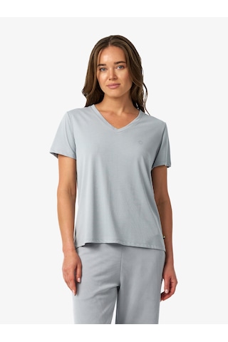 Blackspade Kadın V Yaka T-shirt 60671 - Gri