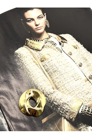 Best Price 34 Elbise Ve Ceket İçin Yuvarlak Şık Broş İğnesı 309444927 Altın Rengi