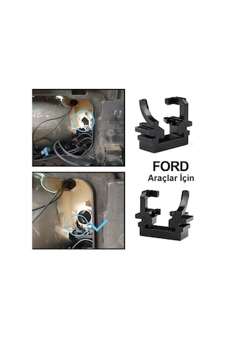 Ford Focus 3 Araçlar İçin Uzun Far Tutucu Led Ampul Sabitleme Aparatı