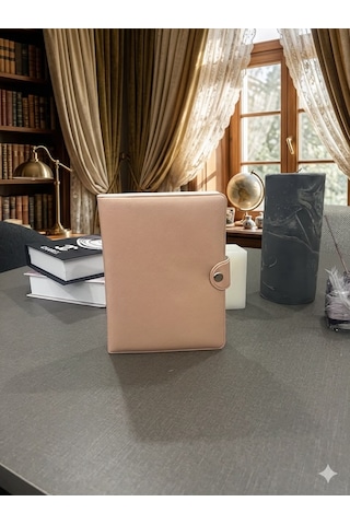 Birikim Ajandası - Birikim Cüzdanı Bütçe Planlayıcı Ajanda Pudra Pembe