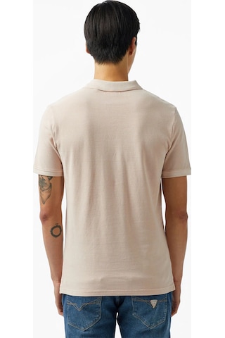 Washed Erkek Slim Fit Polo T-shirt Haki