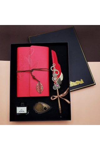 Mürekkepli Kalem Ve Defter Seti 1 Adet