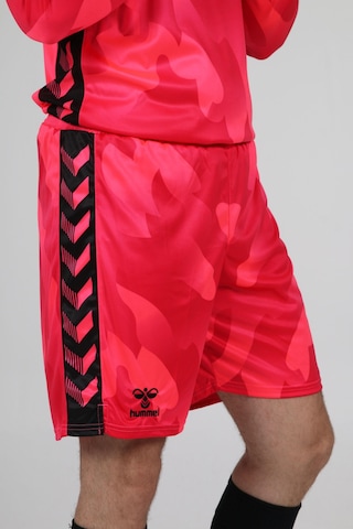 Hummel Elegance Profesyonel Kaleci Şortu Nar Çiçeği