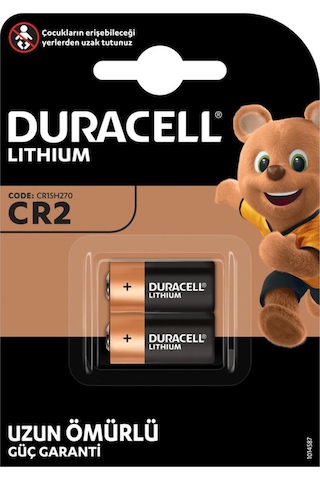 Duracell Yüksek Güçlü  (CR15H270) Lityum CR2 Pil 3V