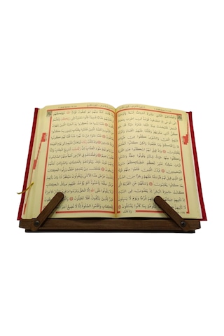 Münzevi Masaüstü Ahşap 5 Kademeli Rahle/kitap Tutucu