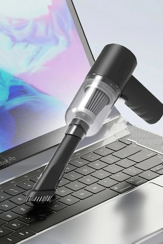 Yeni Nesil Şarjlı Kablosuz Vakumlu El Araba Süpürgesi Araç Ev Ofis Süpürgesi 3 İn 1