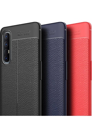 Oppo Reno 3 Pro 5G Kilif Deri Tarzi Niss Silikon Case 363115865