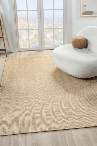Mariesse Home Hav Toz Vermez Kolay Temizlenen Hasır Doku Sisal Halı Bombay 665-bej