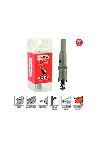 Tct 20mm Elmas Panç Era55843 Eratool