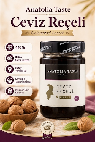 Anatolia Taste Ceviz Reçeli 440 Gr