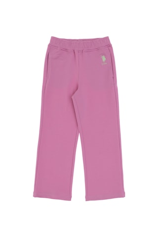 U.S. Polo Assn. Kız Çocuk Fuşya Loose Fit İki İplik Eşofman Altı 50306296-VR023