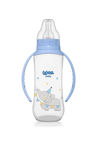 Wee Baby Klasik Kulplu Pp Biberon 150 Ml ve 270 Ml Biberon Seti - Mavi