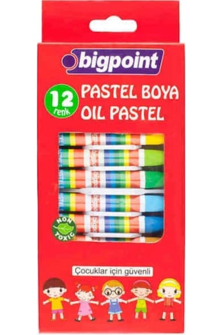 Bigpoint Pastel Boya 12 Renk