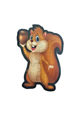 Sincap Şekilli Hikayeli Ahşap Puzzle 18 Parça