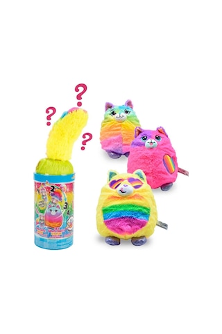 Sunman Misfittens Peluş Sürpriz Paket W4 6d S01004680 04680 Yeşil Kapak Çok Renkli