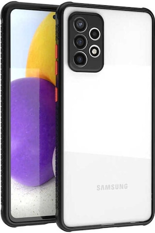 Samsung Uyumlu Galaxy A72 Kılıf Zore Kaff Kapak Siyah
