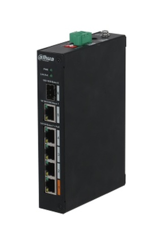 Dahua Pfs3106-4et-60 4 Port 4xfe-2xfe Yönetilemez Megabit 60w Poe Switch