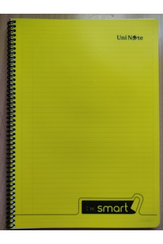 Çınar 96 Yaprak Kareli Defter Plastik Kapak Küçük Boy Lise A5 Telli