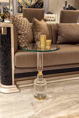 Dulda Akrilik Eva Sehpa Şeffaf