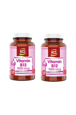 Vitamin B12 Metilkobalamin 1000 Mcg 120 Tablet 2 Kutu
