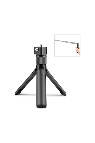 Reedark Alüminyum+plastik Dönüştürülebilir Kollü Masaüstü Tripod - 360 Döner, Manyetik Kapaklı, Hafif Ve Dayanıklı Fotoğraf Çekim Aracı