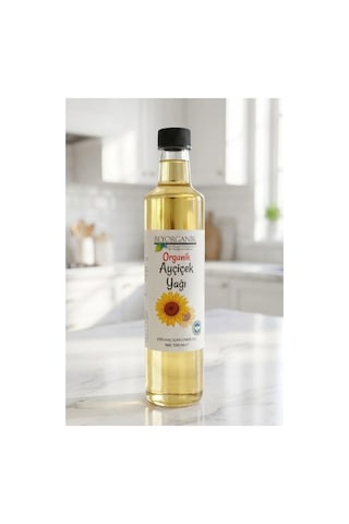 Beyorganik Pestisit Analizli Organik Ayçiçek Yağı 500 ML