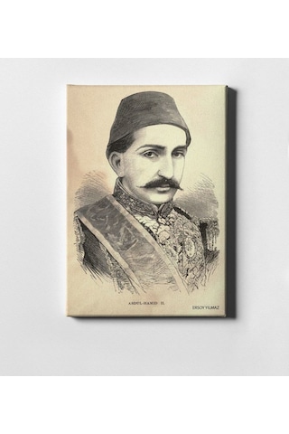 Kişiye Özel Sultan Iı Abdülhamit Han Kanvas Tablo (50 X 70 Cm.) 2