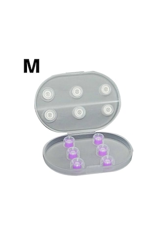 Boy Kablolu Kulaklıklar İçin Kulak İçi Değiştirilebilir Kulaklıklar Mor