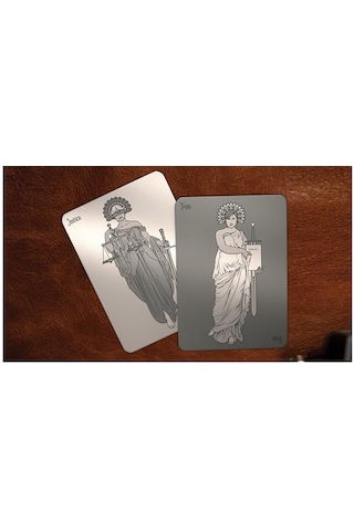 Kings Wild Project Verum Videre 2023 Silver Premium Oyun Kağıdı Limited Edition Koleksiyonluk İskambil Kartları