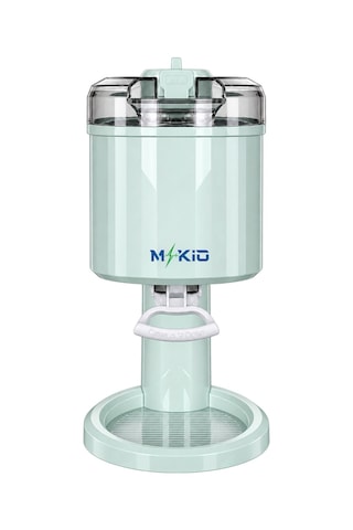 Dondurma Makinesi - Otomatik Karıştırma Sistemi - Evde Külahlı Kolay Dondurma Hazırlama ,20-25 Dakikada Pratik Servis - Ev Tipi Kullanımı İçin Kompakt Tasarım - BPA’sız Çelik ve Geniş Hazne
