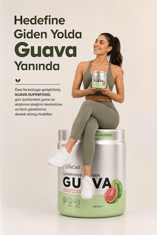 Guava Superfood Powder Guava İçeren Toz Takviye Edici Gıda