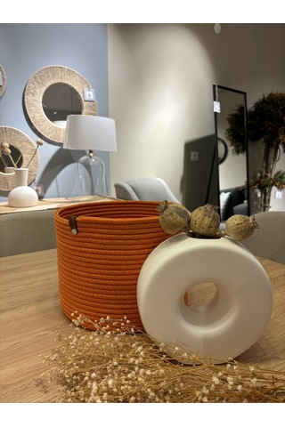 Rover Çok Amaçlı Düzenleyici Sepet, Saksılık, Organizer 20-26, Küçük Boy Turuncu