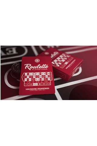 Bicycle Roulette Red Marked İşaretli Oyun Kağıdı Limited Edition Koleksiyonluk İskambil Kartları