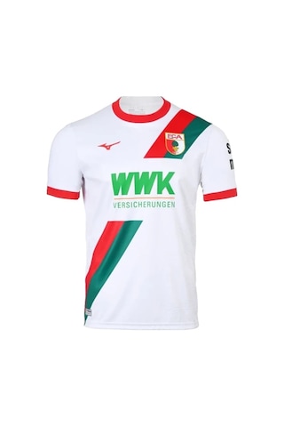 Home Jersey Augsburg Forması Beyaz Çok Renkli