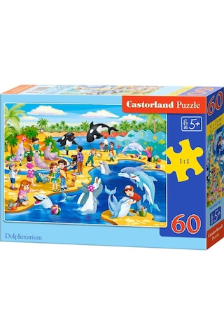 Castorland 60 Parça Çocuk Puzzle Yunus Balığı Akvaryumu