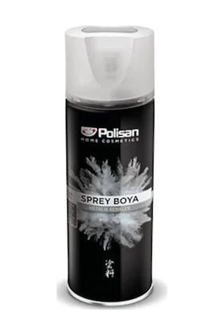 Polisan Metalik Sprey Parlak Gümüş