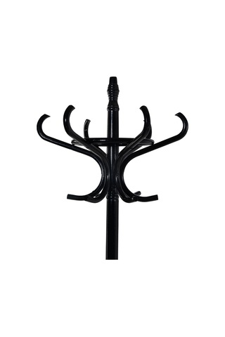 Handy Mate Dorya 12li Ahşap Askılık-mat Siyah 51x185x51 Cm Siyah