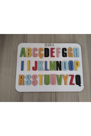 Çocuk Gelişimi Alfabe Yap-boz Puzzle Oyun Kaliteli