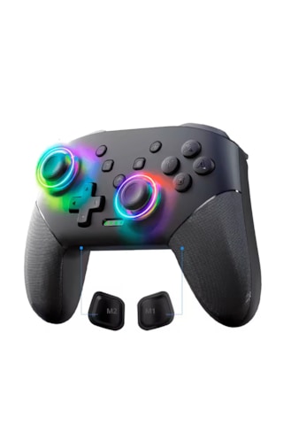S-80 Rgb Kablosuz Joystick Wireless Oyun Kolu Pc/switch/oled İçin