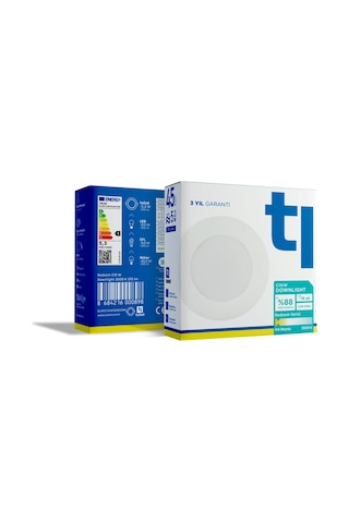 Redeem C10W Downlight, Titreşimsiz, Göz Konforu, 575 Lümen, Ilık Beyaz, 3000 Kelvin Beyaz
