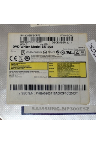 Samsung Uyumlu Np300E5A 1 27 Cm Dvd Rw Sata Optik Sürücü Jmsvy258