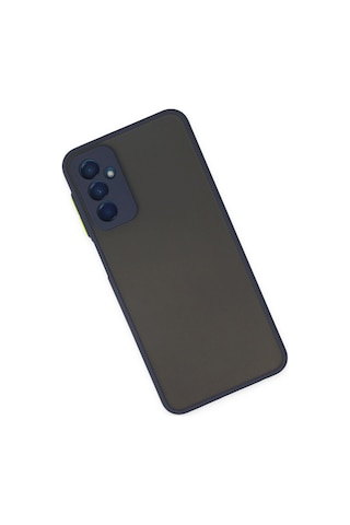 Cosmotex Newface Samsung Galaxy M13 Kılıf Montreal Silikon Kapak - Lacivert