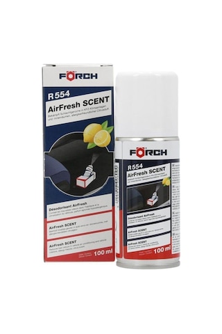 Förch Koku Bombası Alman Teknolojisi Airfresh Scent Araç Klima Temizliği Limon 100 Ml