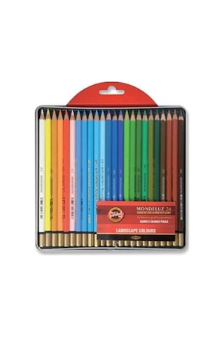 Koh-i Noor Mondeluz Aquarell Boya Kalemi 24 Renk Manzara Tonları N11.5244