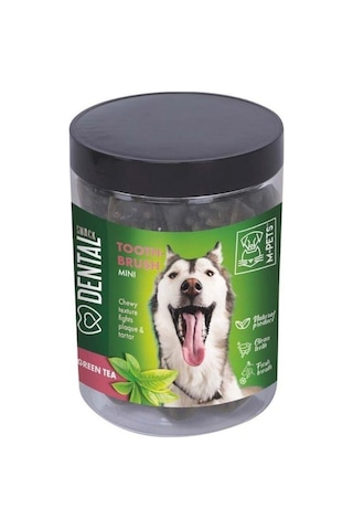 M-pets Yeşil Çay Özlü Diş Sağlığı Destekleyici Küçük Irklar İçin Köpek Ödülü 200 Gr