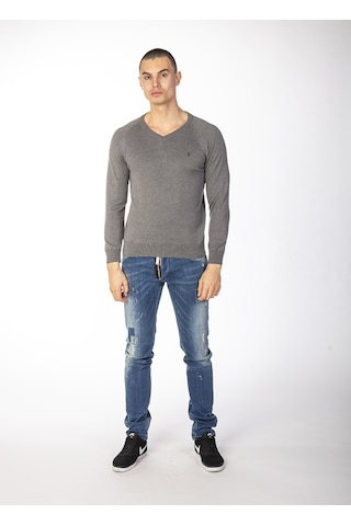Trussardi Erkek Kazak TRRD003780 Gri