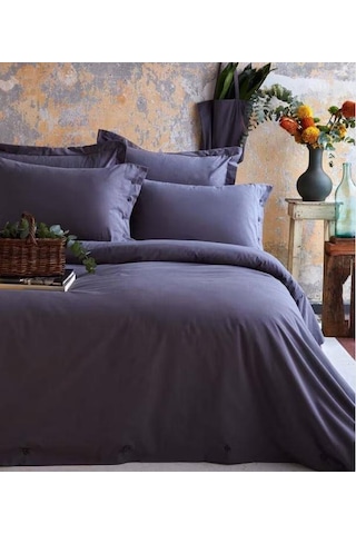 Apricitas Home Essential Çift Kişilik Nevresim Takımı Antrasit
