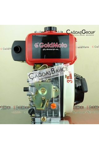 Goldmoto Gm178Fen-H Dizel Motor Marşlı 7 Hp Krank Mili Frezeli