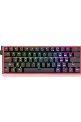 Redragon K617 Fizz RGB Red Switch Mekanik Klavye